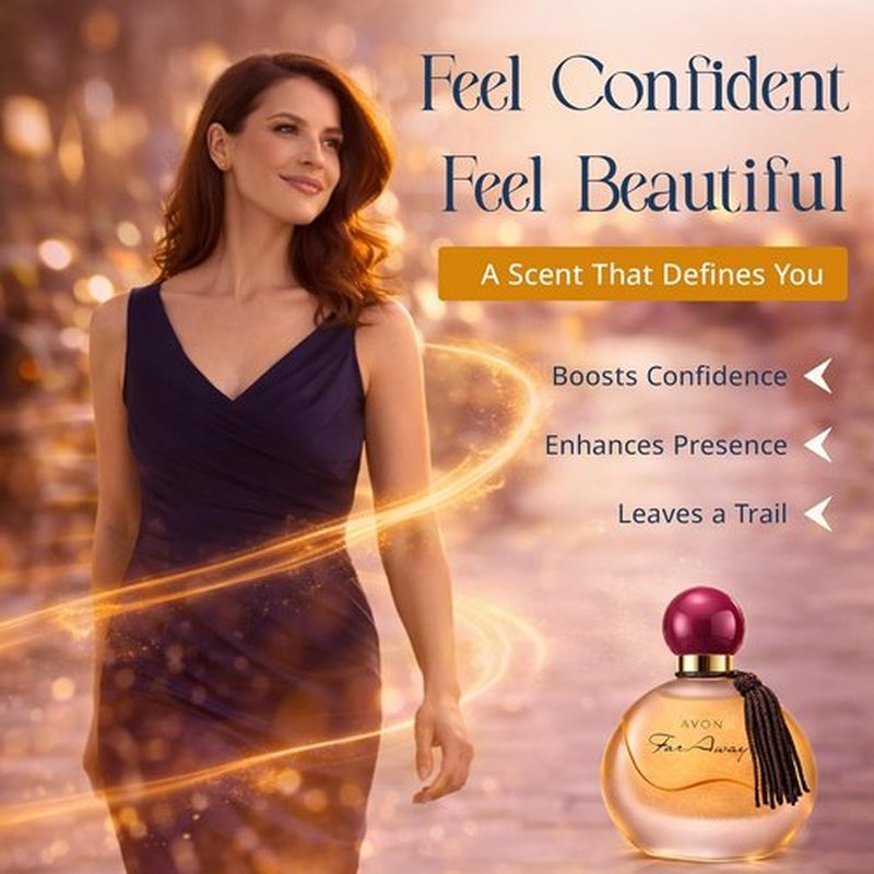 AVON Far Away Eau de Parfum for Women - Long-Lasting Amber Floral Scent - Elegant Travel Size 1.7 fl oz