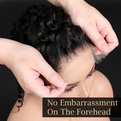 Knots Bleached CindiRiver 2x6 HD Lace Closure Deep Wave Virgin Human Hair, Invisible Real HD Lace, Natural Hairline, Skinlike Lace Frontal Closure Only
