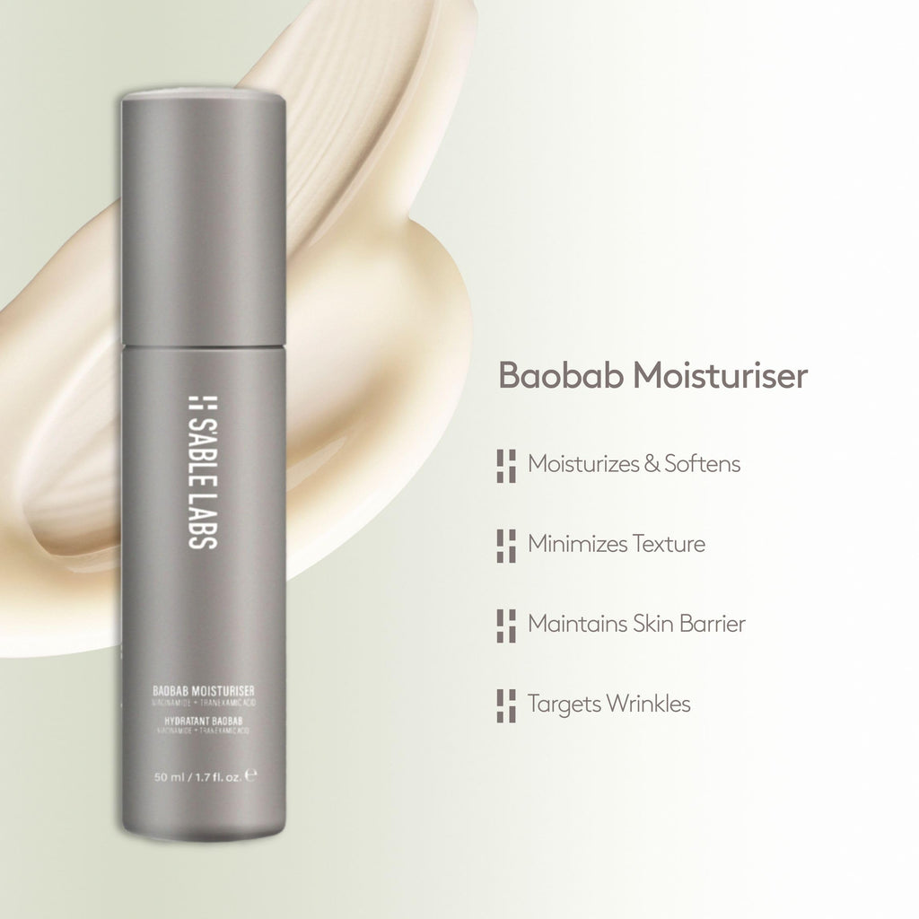 S'ABLE Labs - Essentials Discovery Set | Cleanse, Balance, Replenish | 3-Piece Set-Mini Sizes Qasil Cleanser, Black Seed Toner + Baobab Moisturizer | Melanin-Inclusive Skincare (Packaging May Vary)