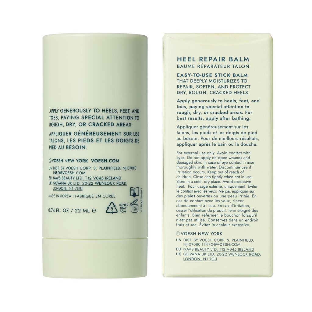 VOESH Solemate Heel Repair Balm, Heel Moisturizer & Repair, Balm for Rough and Cracked Heels, Foot Care