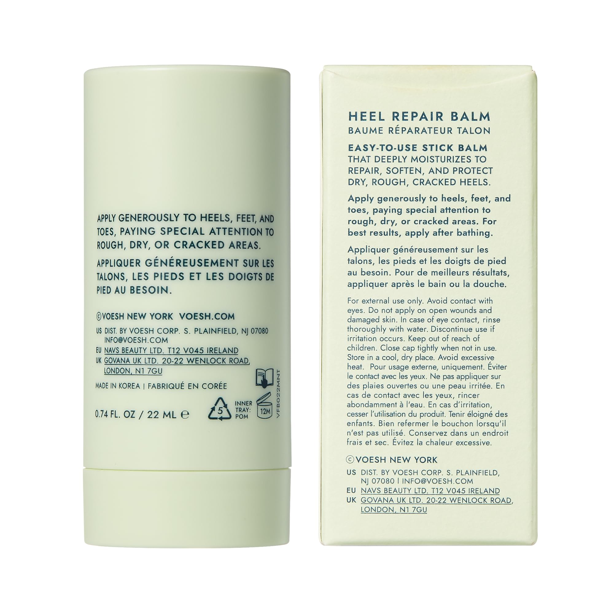 VOESH Solemate Heel Repair Balm, Heel Moisturizer & Repair, Balm for Rough and Cracked Heels, Foot Care