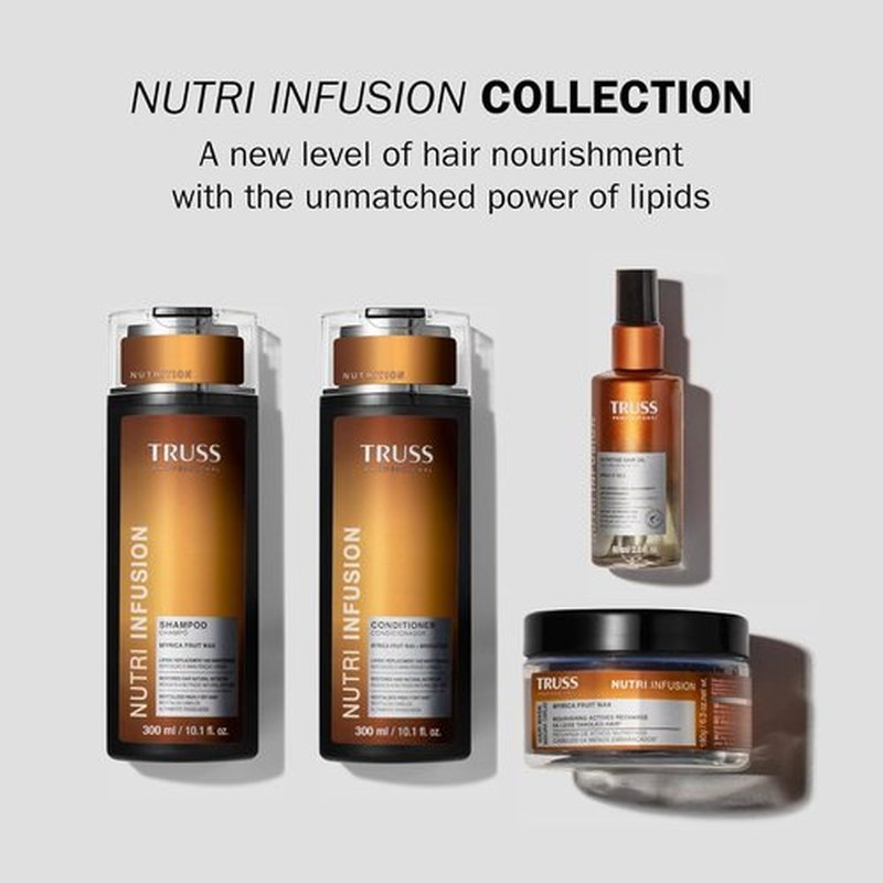 TRUSS Nutri Infusion Hair Conditioner - Moisturizing Formula with Myrica Fruit Wax & Miracle Oils | 10.14 fl oz