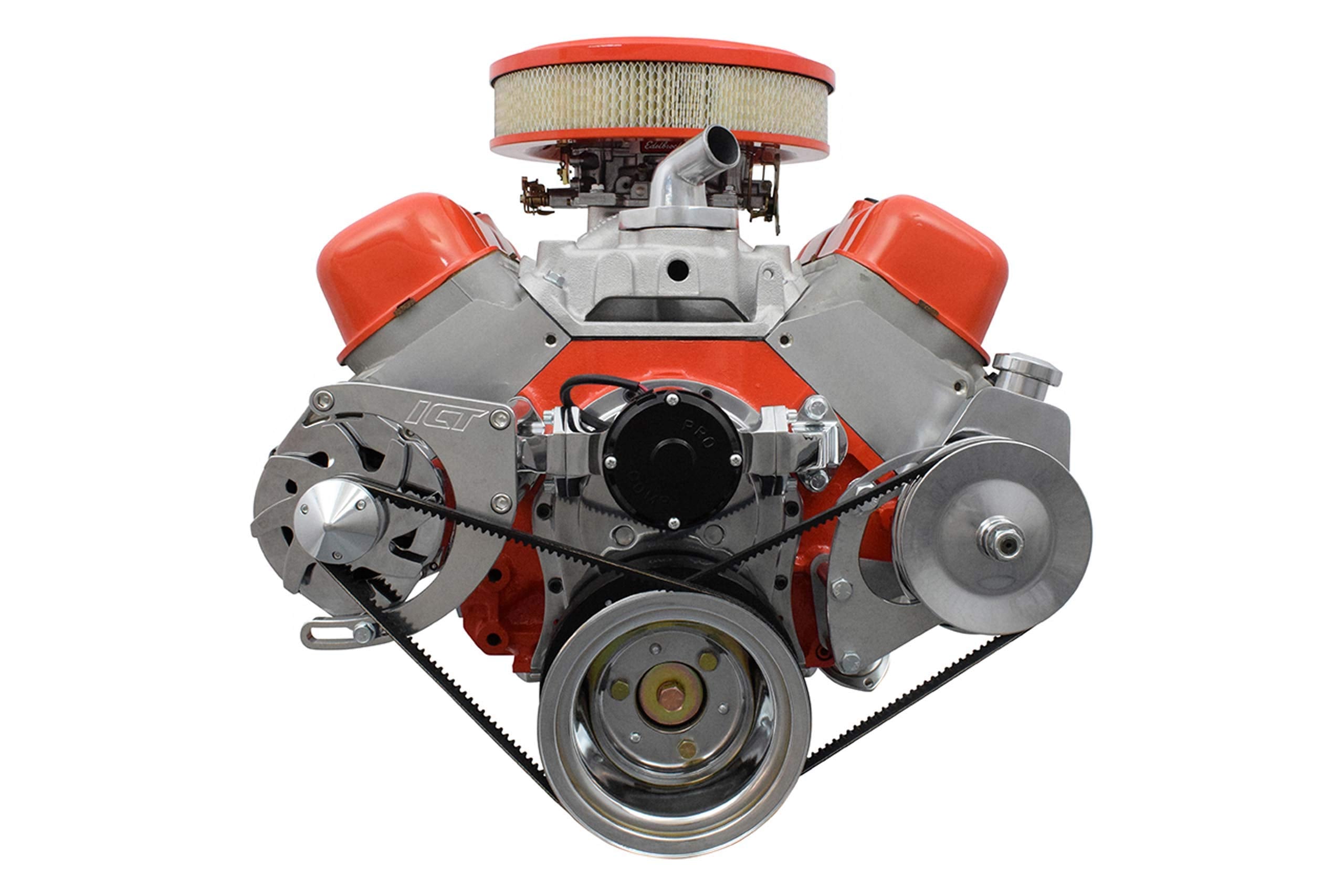ICT Billet BBC Power Steering Pump Bracket - Electric Water Pump Billet Big Block Chevy 454 551421