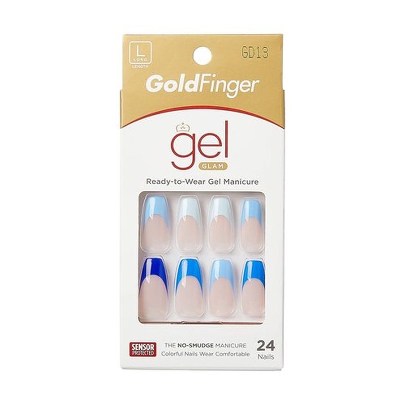 GoldFinger Gel Glam Design Nail (GD13)