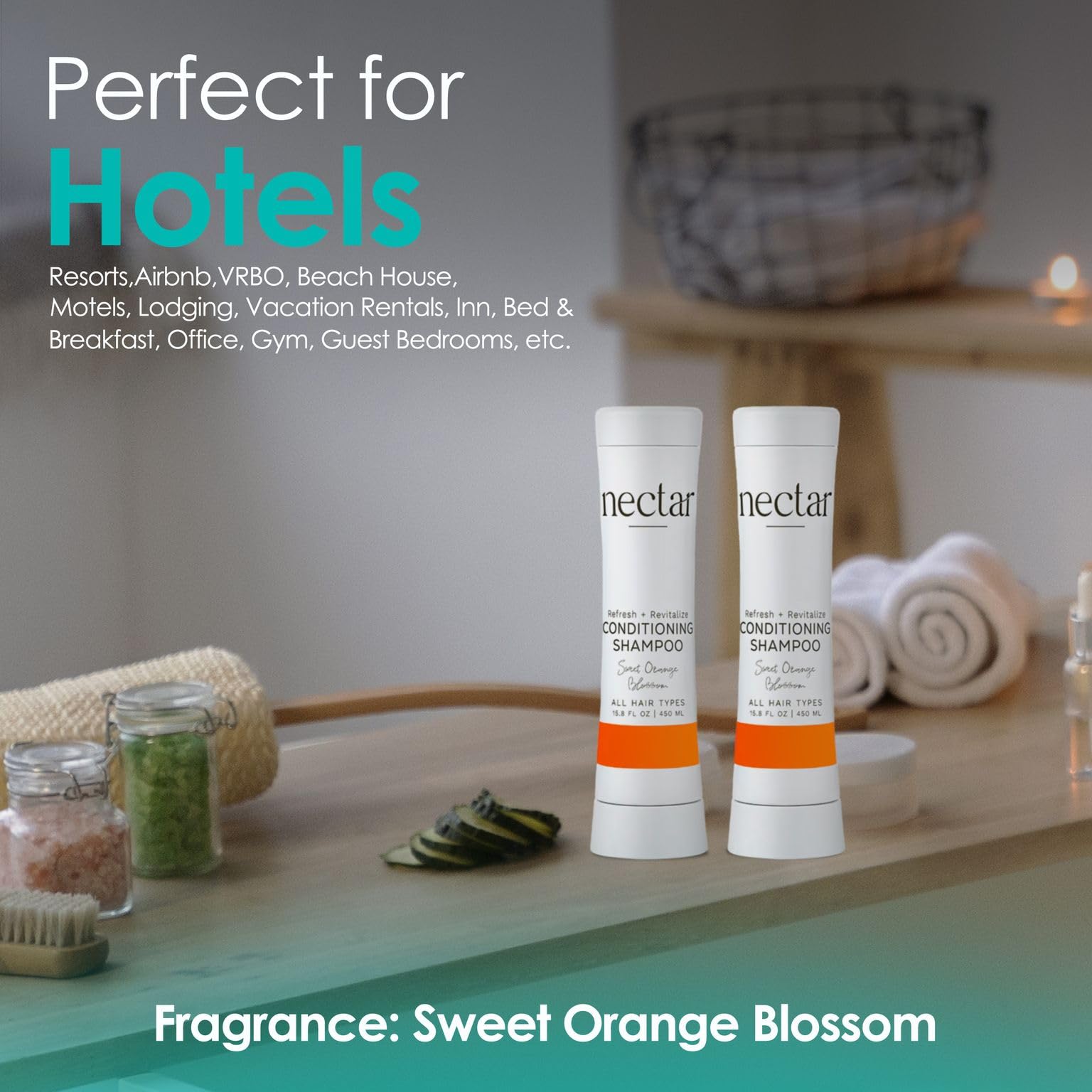 World Amenities Nectar Squeeze Cartridge Hand and Body Lotion - Moisturizing Lotion in a Squeeze Bottle