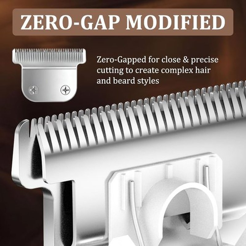 CR8GR8 Detachable T-Blade Replacement Blades - 440C Stainless Steel Precision Cut for Wahl Trimmers | 2 Pack