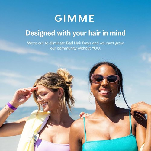 GIMME Beauty Sweet Dreams Satin Bonnet - Ultra-Soft & Breathable Sleep Bonnet - Frizz-Free Hair - Pink, 1 Count