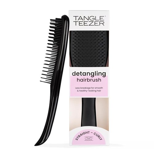 TANGLE TEEZER The Wet Detangler Brush - Liquorice Black for All Hair Types | Unisex Adult