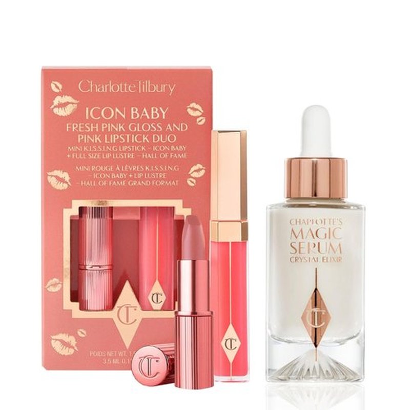 Charlotte Tilbury Magic Serum Crystal Elixir - Firming Peptide Face & Neck Serum - Ideal for Skincare Sets & Gifting