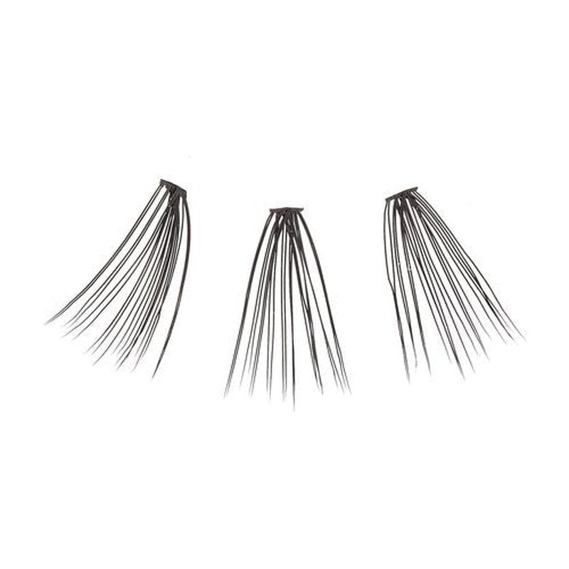 i•ENVY 20D Extension Cluster Individual Lashes (Long, 2 Pack) Flat Root Seamless Application Perfect for DIY Lash Extension