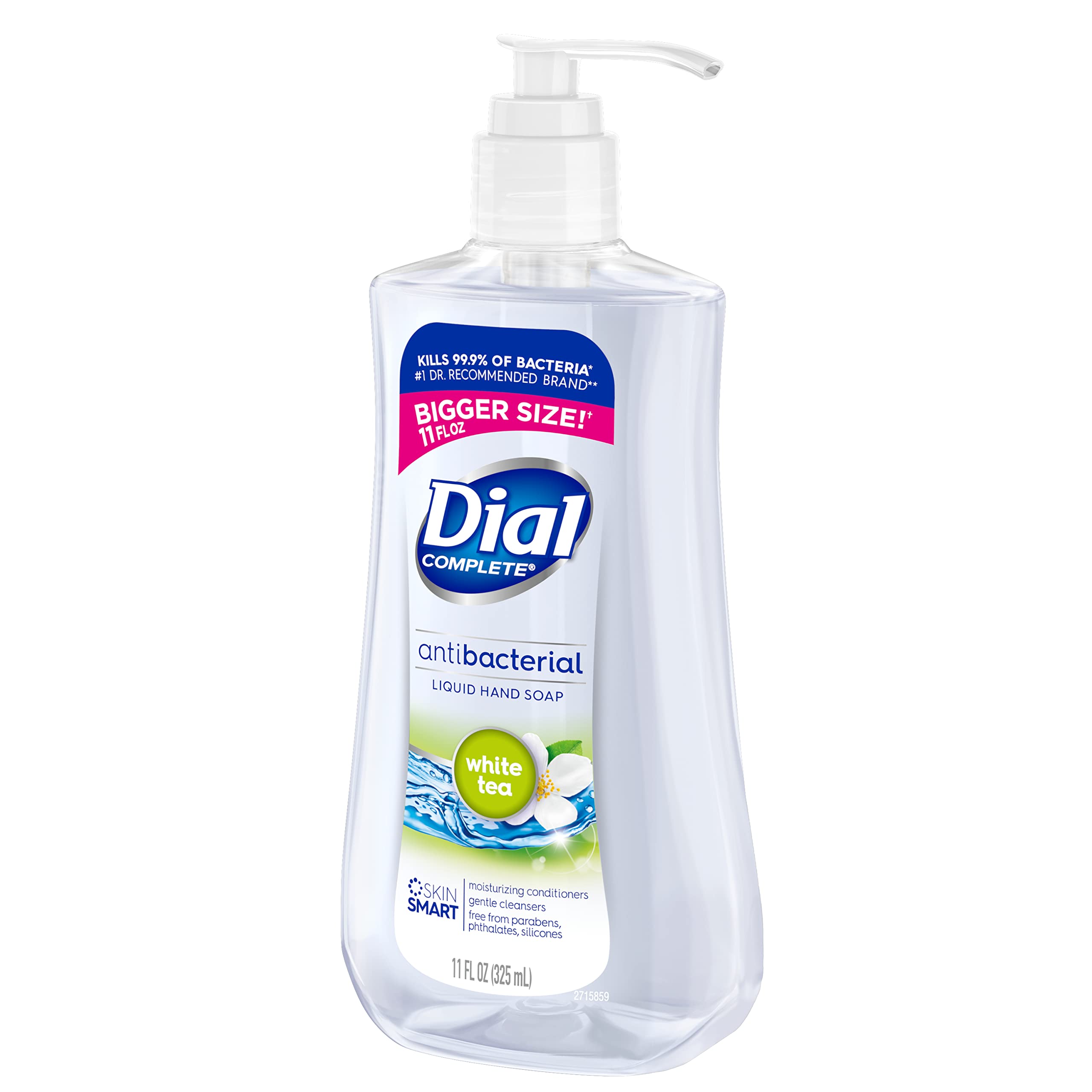 Dial Antibacterial Liquid Hand Soap, White Tea, 11 Fl Oz (Pack of 2)