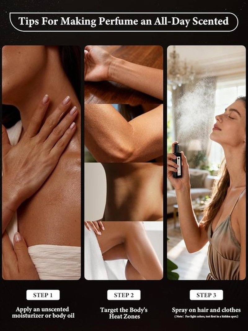 PUREAMOR Amber Vanilla Perfume - Long-Lasting Coffee Scented Fragrance | Travel Size 0.7 oz Eau de Parfum