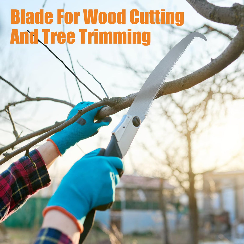 GJK 15 Inch Pole Saw Blade Replacement for Fiskars Pruning Saws and Tree Pruners, Pruning Saw Blade with Power Tooth Design, Garden Saws Part