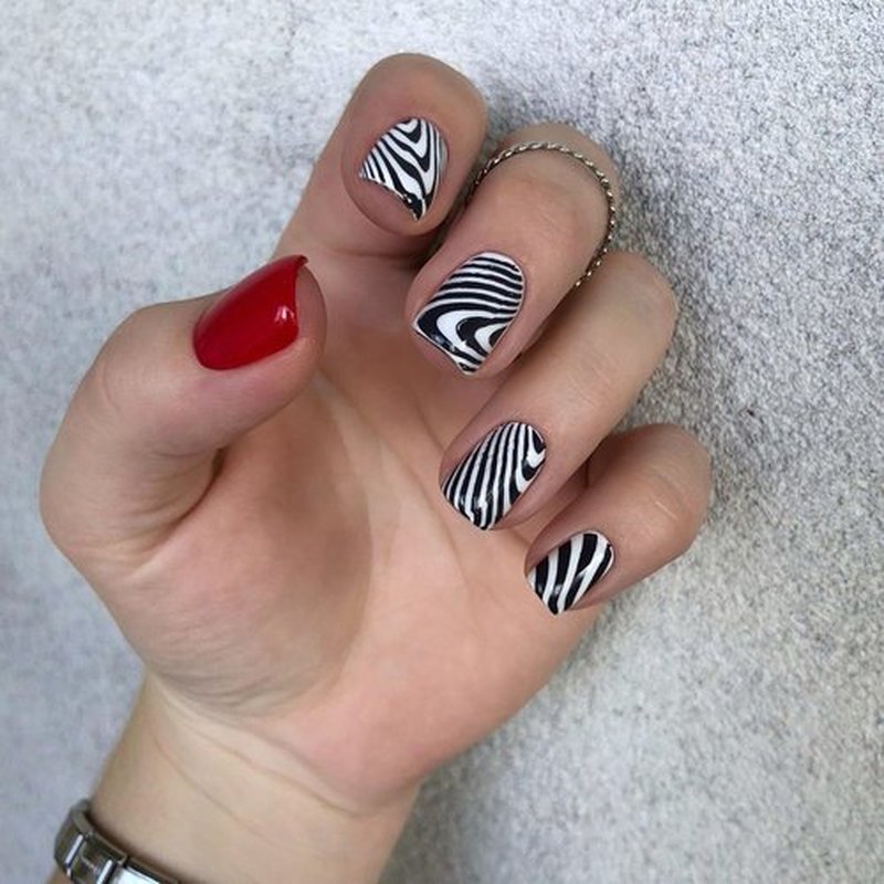 French Nail Stamping Plate - 3pcs Metal Nail Stamp Plates Set for Nails Art Design Geometric Leopard Print Abstract Stripes Swirl Line Graffiti Plaid Image Stamps Stencils 12x 6cm