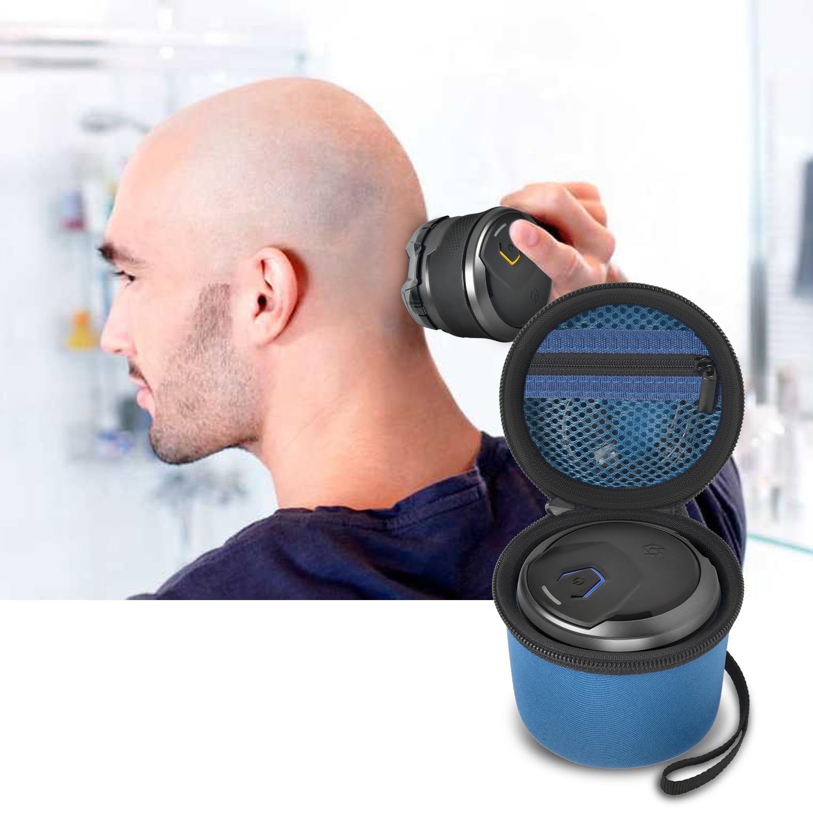 Againmore Head Shaver Case for Microtouch/for SOLIMPIA Men Shavers