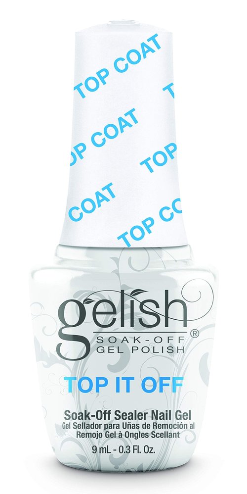 Gelish MINI Top It Off - 9ml Sealer Top Coat LED Gel Polish, High-Gloss Top Coat for Long-Lasting Shine and Durability - Perfect for Professional and At-Home Use