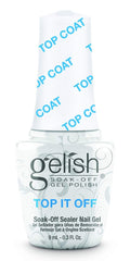 Gelish MINI Top It Off - 9ml Sealer Top Coat LED Gel Polish, High-Gloss Top Coat for Long-Lasting Shine and Durability - Perfect for Professional and At-Home Use