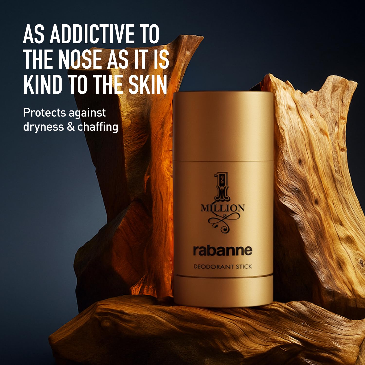Rabanne 1 Million Deodorant Stick for Men - Luxury Fragrance Solid Deodorant with Fresh Leather, Warm Spice & Sensual Musk, Long-Lasting Freshness & Skin Protection, 2.2 oz