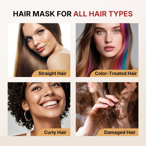 Karseell 3.38floz 100ml Collagen Hair Treatment Deep Repair Conditioning Argan Oil Collagen Hair Mask Essence for Dry Damaged Hair All Hair Types