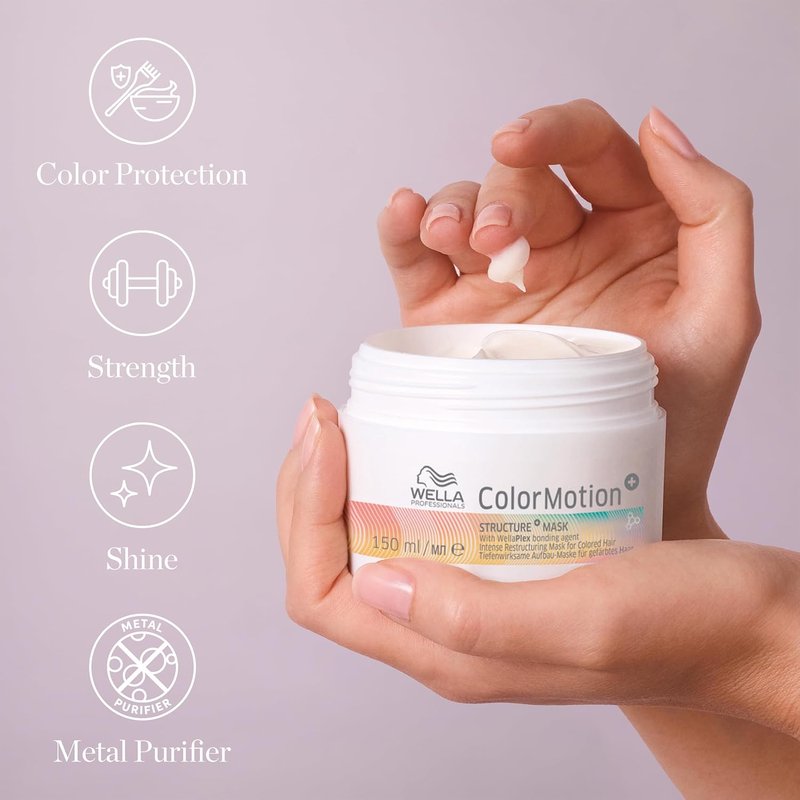 Wella Professionals ColorMotion+ Bonding Mask - Intense Deep Conditioning Treatment for Vibrant Hair