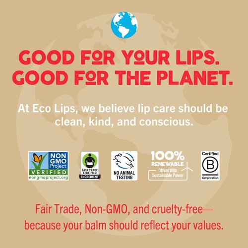 Eco Lips Conditioning Lip Soother Lip Balm – Natural & Moisturizing Lip Care with Shea & Murumuru Butter, Clean Beauty, Daily Hydration & Protection for Chapped Lips, Variety 3-pack 0.15 oz.