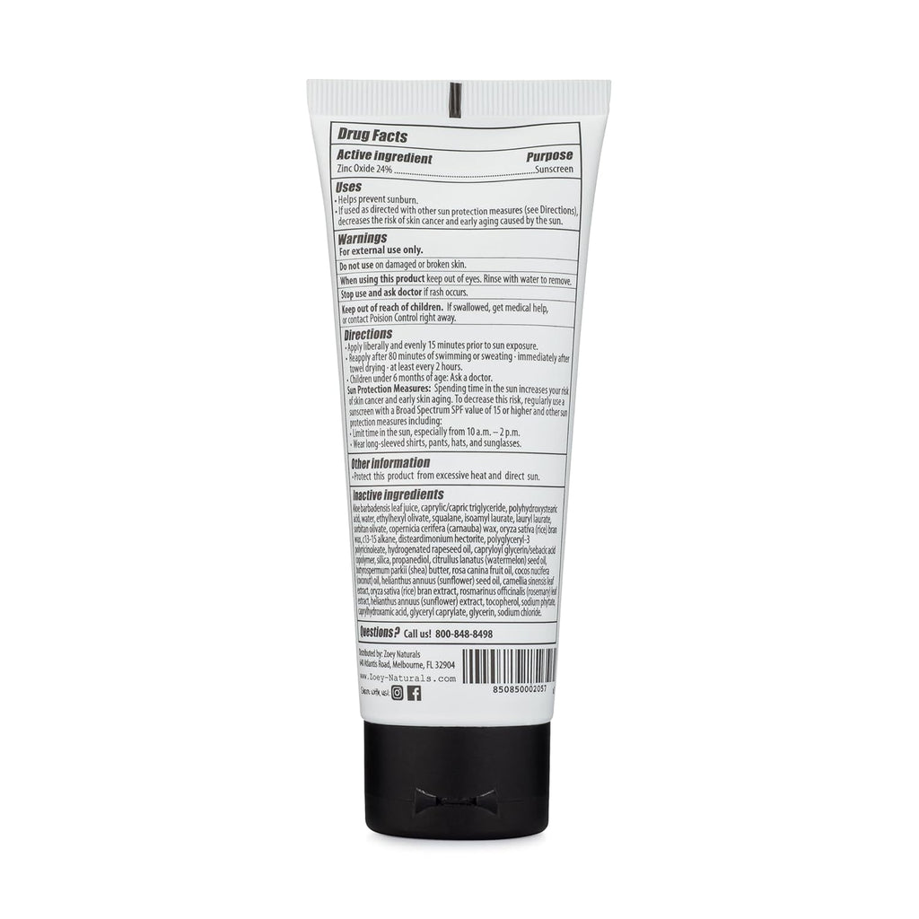 Zoey Naturals SPF 50+ Sunscreen for Babies | Water-Resistant, Reef-Safe & Non-Nano Zinc Oxide