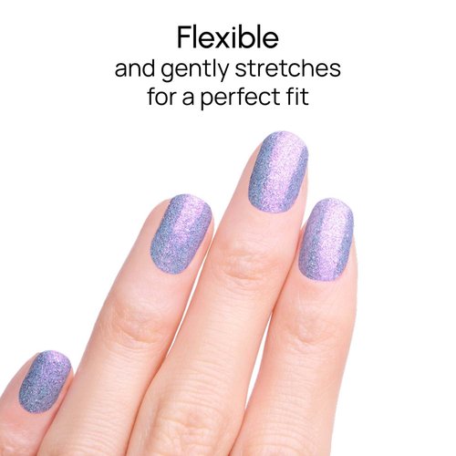 Color Street Purple Passion Glitter Nail Strips