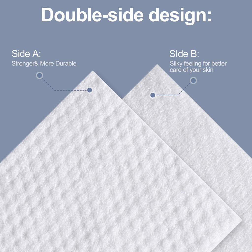 3Pack Disposabel Face Cloths for Washing,Thicker Disposable Face Towel Soft Dry Wipe Facial Tissue Soft Cotton Cloths Towelettes for Cleaning Office Travel Makeup Remove