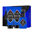 Jack Black Three You Need Shave Essentials Set for Men – Face Scrub, After Shave Cooling Gel, Shave Lather, Mens Skin Care Kit, Men's Skincare Gift Set