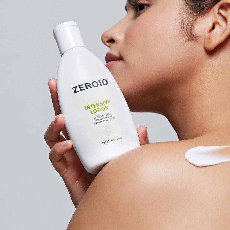 ZEROID | Intensive Lotion | Moisturizing Body Cream for Dry & Sensitive Skin | 6.76 fl oz (200ml)