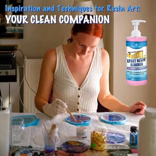 OOTDART Hands Resin Remover Gel - All Natural Epoxy Resin Cleaner - Magical Cleanser for Artists - Epoxy Remover - Glue, Silicone, Paint & Glitter Soap- For Soft and Moisturized Skin