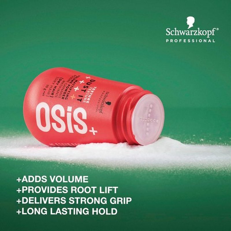 OSiS+ Dust It - Mattifying Volume Powder for Strong Hold & Texture | Long-Lasting Control
