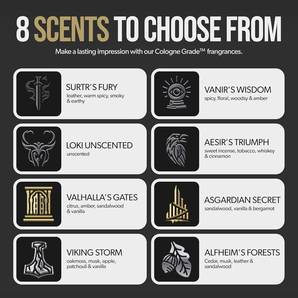 The Beard Struggle Inferno Beard Grooming Kit for Men - Includes Beard Oil, Balm, Cream, Wash, Conditioner, Brush, Heat Spray & Carbon X Heated Straightener - Complete Beard Care Set - Aesir's Triumph