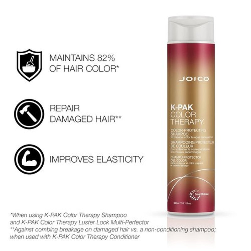 Joico K-PAK Color Therapy Shampoo & Conditioner Set - Color Protection & Shine Boost for Treated Hair