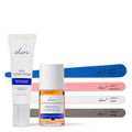 Elon Essentials Kit for Healthy Nails - Nail Conditioner, Cuticle Oil & File Set | Daily Strengthening & Moisturizing
