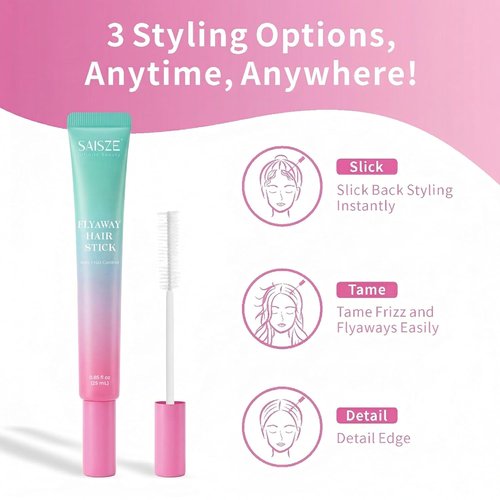 Fly Away Stick - Lightweight Hair Tamer for Frizz Control | Perfect for Baby Hairs & Bangs - 0.85 Oz