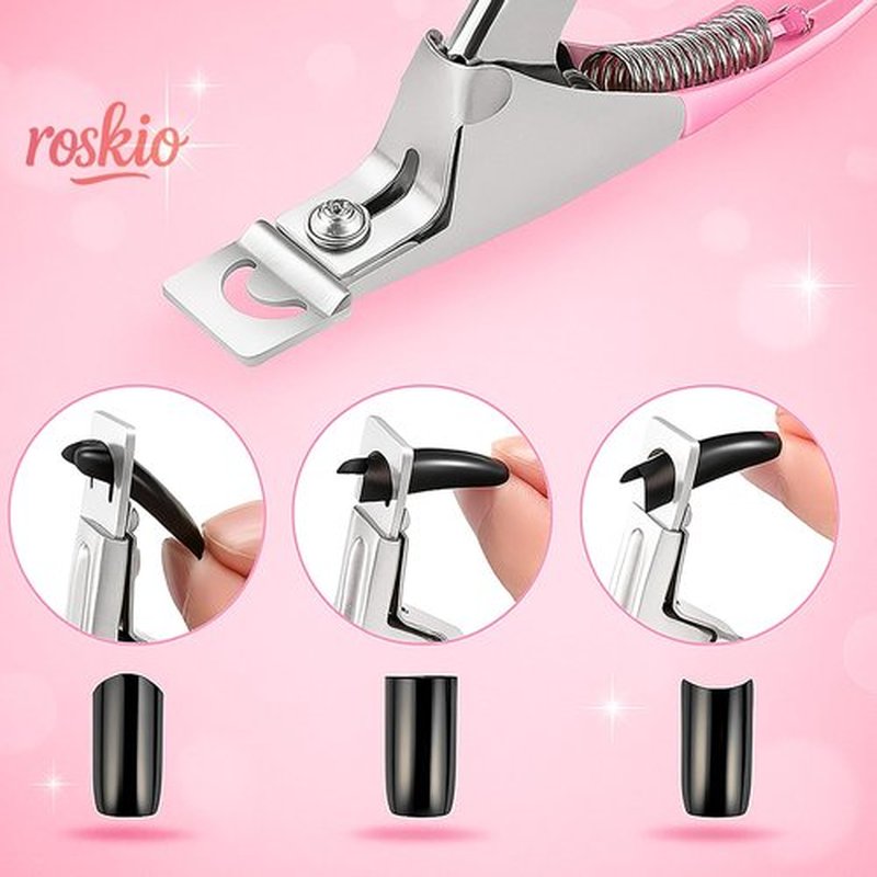 Nail Clippers Acrylic Nail Cutter Acrylic UV Gel False Nail Tips Edge U Clipper Cutter Manicure Tools Trimmers Nail Art Tools Acrylic Nail Clippers