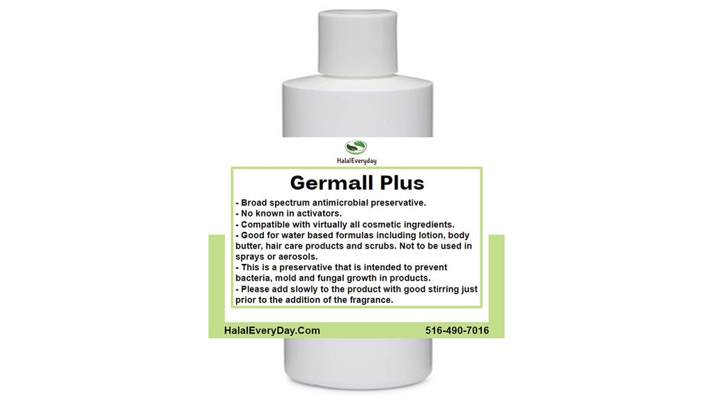 Kyabo Germall Plus- Natural Preservative - Clear Liquid - Excellent broad spectrum preservative - 4oz - Compatible with most cosmetic ingredients Good for water based formulas