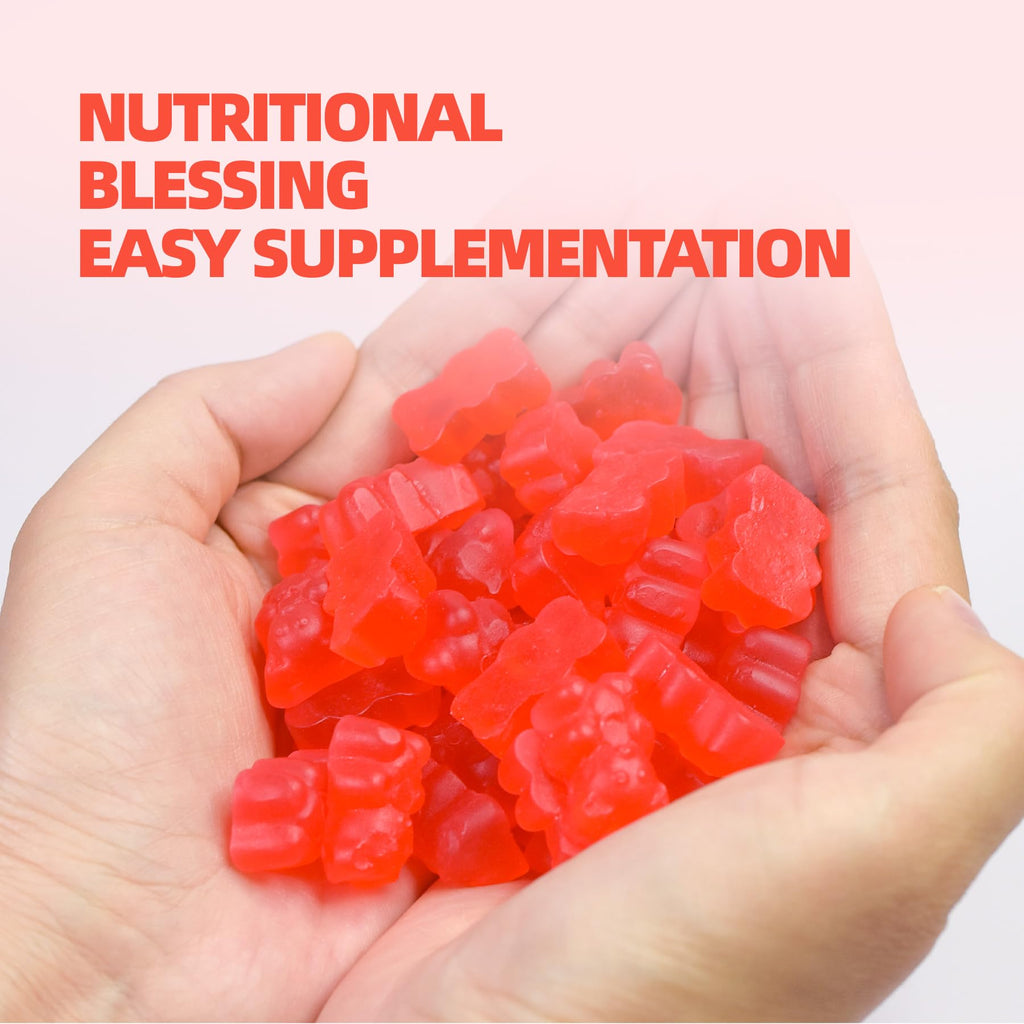 VAEYAE BBL Booty Gummies for Women, Herbal Extracts to Enhance Curvy Body, Vitamin Gummy for Bigger Butt Fast Growth,Firm and Lift Buttocks Gummy, Berry Fruit Flavor 60 Count
