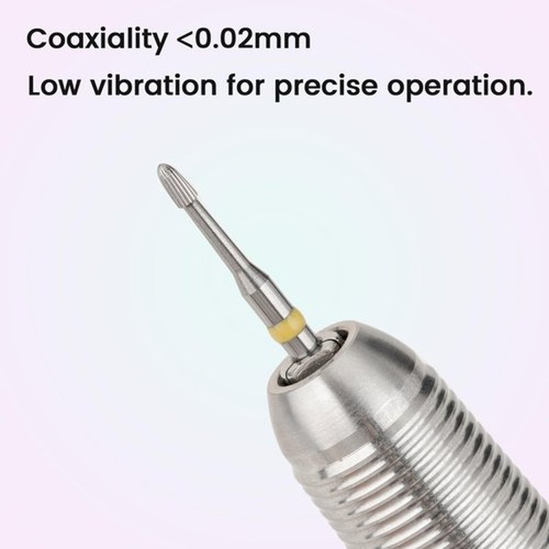 Delanie Cuticle Clean Carbide Nail Drill Bit for Professional Nail Tech, Under Nail Cleaner, Cuticle Trimmer, 3/32", Extra Fine Grit