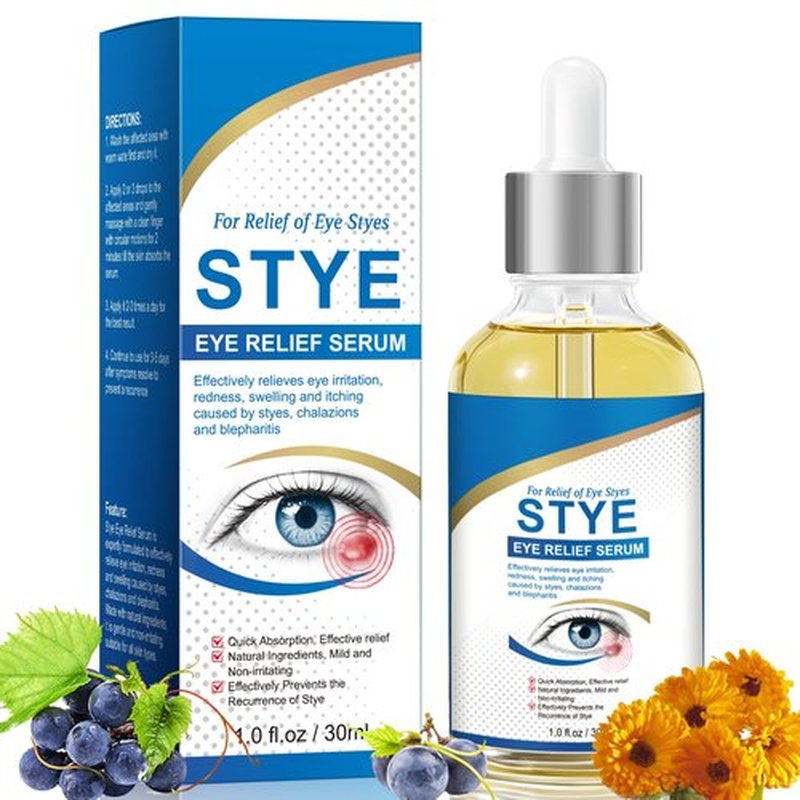 Stye Eye Treatment, Natural Stye Relief Serum for Styes, Chalazions and Blepharitis, Quickly Relieves Eye Irritation and Restores Healthier Skin,30ML