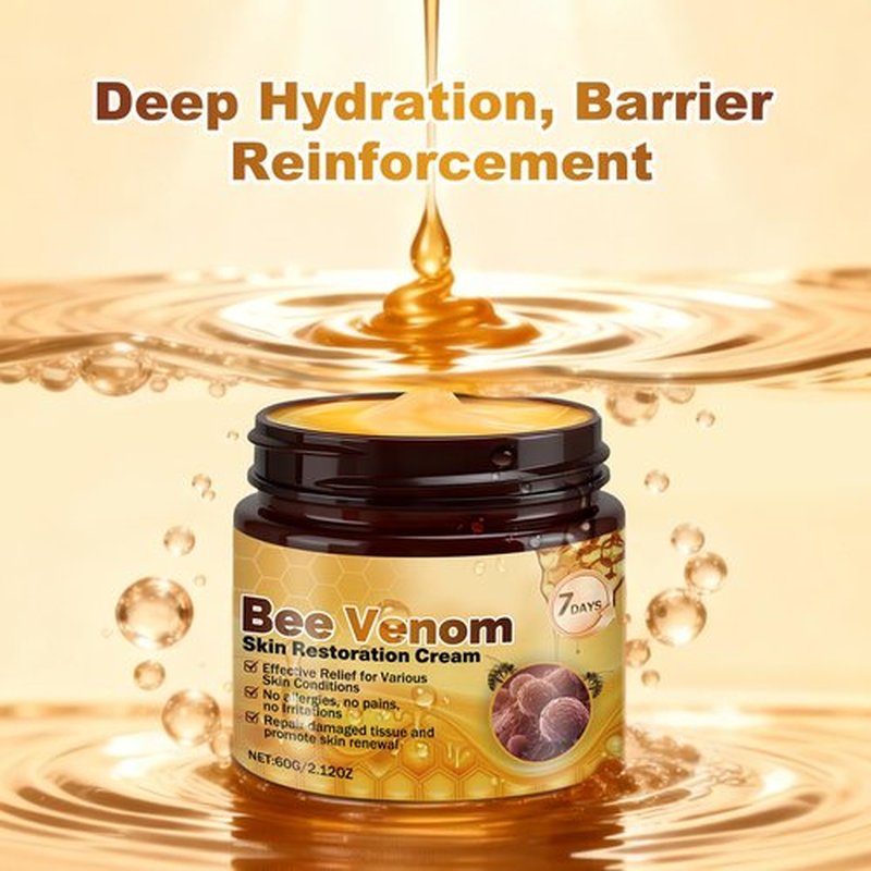 Bee Venom Facial Treatment Cream for Fine Lines & Improving Elasticity, 2.12 OZ (Pack of 2)