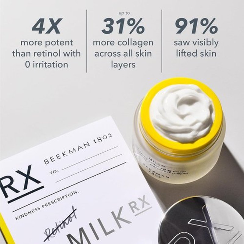 Beekman 1802 Goat Milk Face Cream - Advanced Anti-Aging & Wrinkle Serum for Sensitive Skin