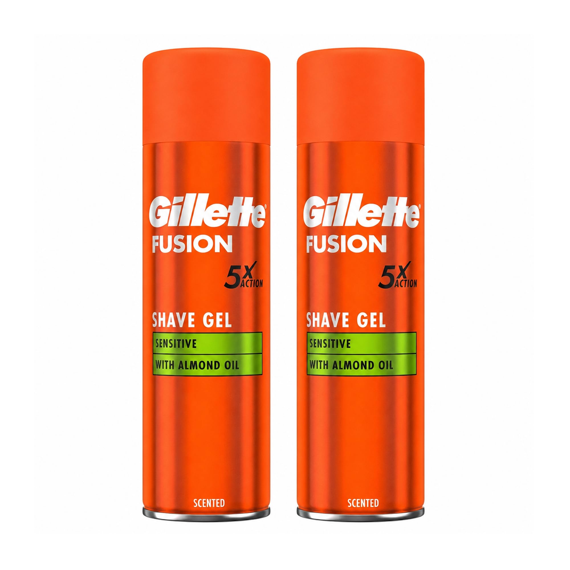 Gillette Fusion Ultra Sensitive Hydra Gel Men's Shave Gel Twin Pack, 14 Ounce (Pack of 2)