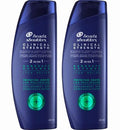 Head & Shoulders Clinical Strength Dandruff Defense 2-in-1 Shampoo + Conditioner, Itch Relief Shampoo, Flake Control, Seborrheic Dermatitis Care, 13.5 Ounce Bottles, Pack of 2