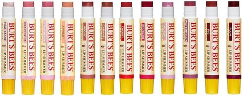 Burt's Bees Lip Shimmer - 100% Natural Moisturizer in Guava Flavor | 1 Tube for Soft Lips