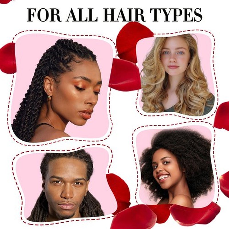 Rose Water for Hair Moisturizing Refreshing Spray for Locs - Rose Water and Peppermint Hair Scalp Moisturizer Hydrating Dreadlock Spray to Nourish Prevents Dry Natural Loc Care and Maintenance 250ML