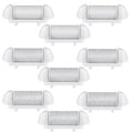 9 Pcs Different Replacement Roller Head for Electric Callus Remover Feet Pedicure Kit Care Foot Roller Refills Extra Coarse Regular Coarse Pedicure Tools for Dead Skin(White)