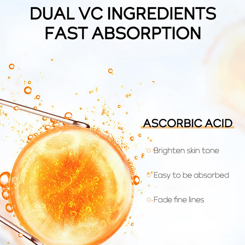 Vitamin C Sunscreen Cream SPF 50,Broad Spectrum Sun Protector Lotion For Face & Body,Lightweight and Non-Greasy Finish,Water Resistant,Long-Lasting Makeup,Travel Essentials