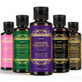 Pjordo 5 Pack Massage Oil for Massage Therapy, Lavender, Vanilla, Sore Muscle, Syringa & Anti Cellulite Massage Oil Kit for Relaxing Muscle & Soothing The Body, Home Spa Gift for Her Him